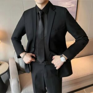 Men’s Black Slim Fit Suit