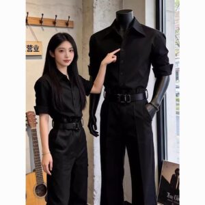 Men’s Black Co-ord Set